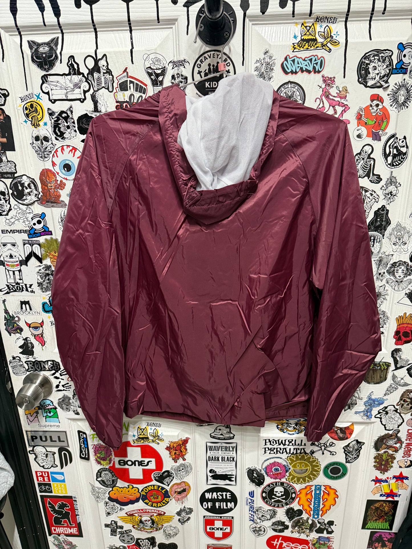 90s Bethune Cookman Varsity Rain Windbreaker Jacket Size S