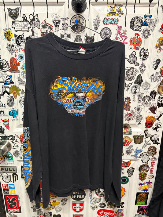 2013 Sturgis Black Hills Rally Long Sleeve Size 2XL