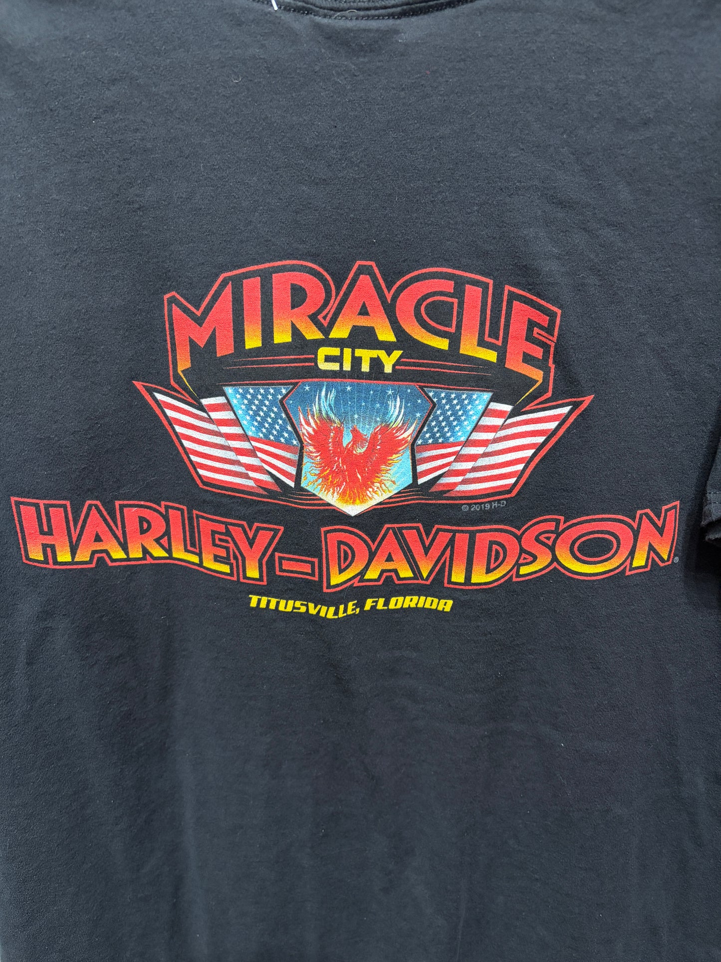 Harley Davidson Miracle City Titusville Shirt Size XL