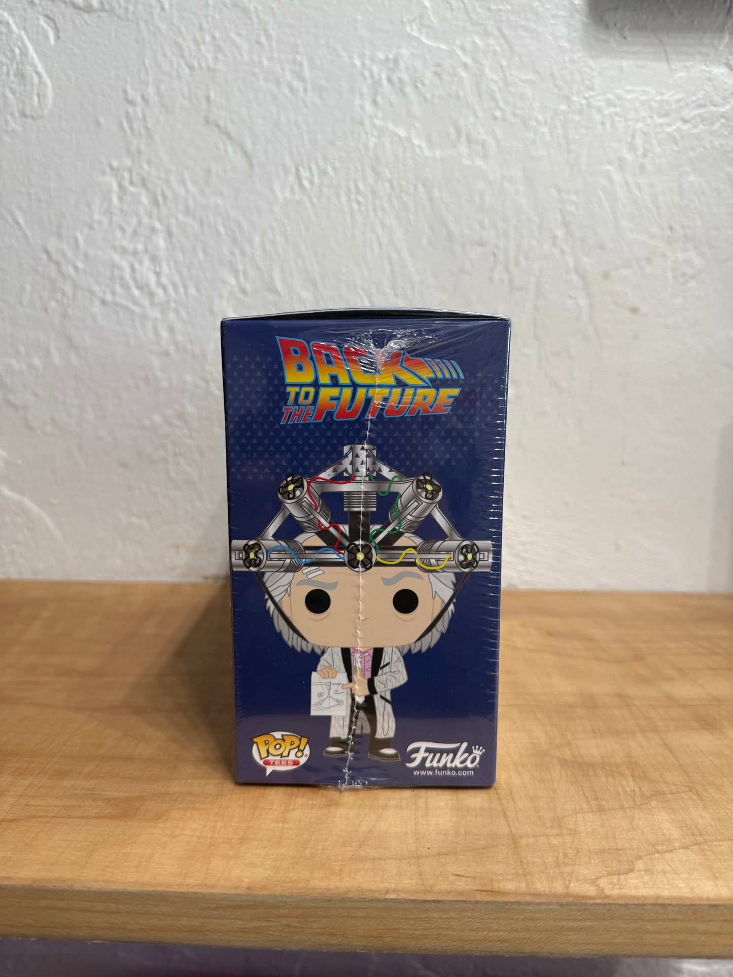 FUNKO POP! & TEE Back to the Future Doc w/Helmet - New XL Great Scott Shirt