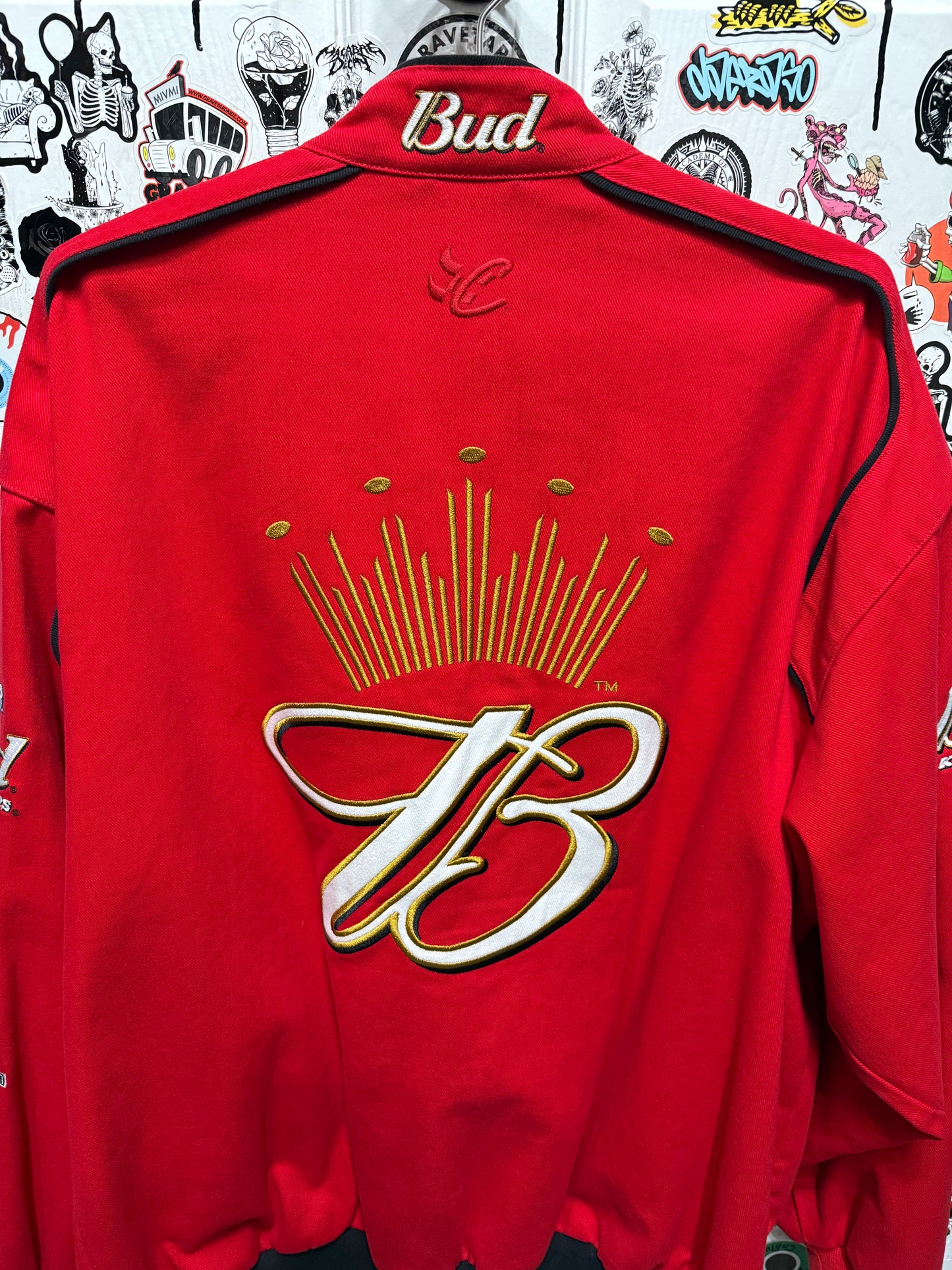 Dale Earnhardt Jr. Nascar Chase Twill Budweiser Men's Jacket  XL
