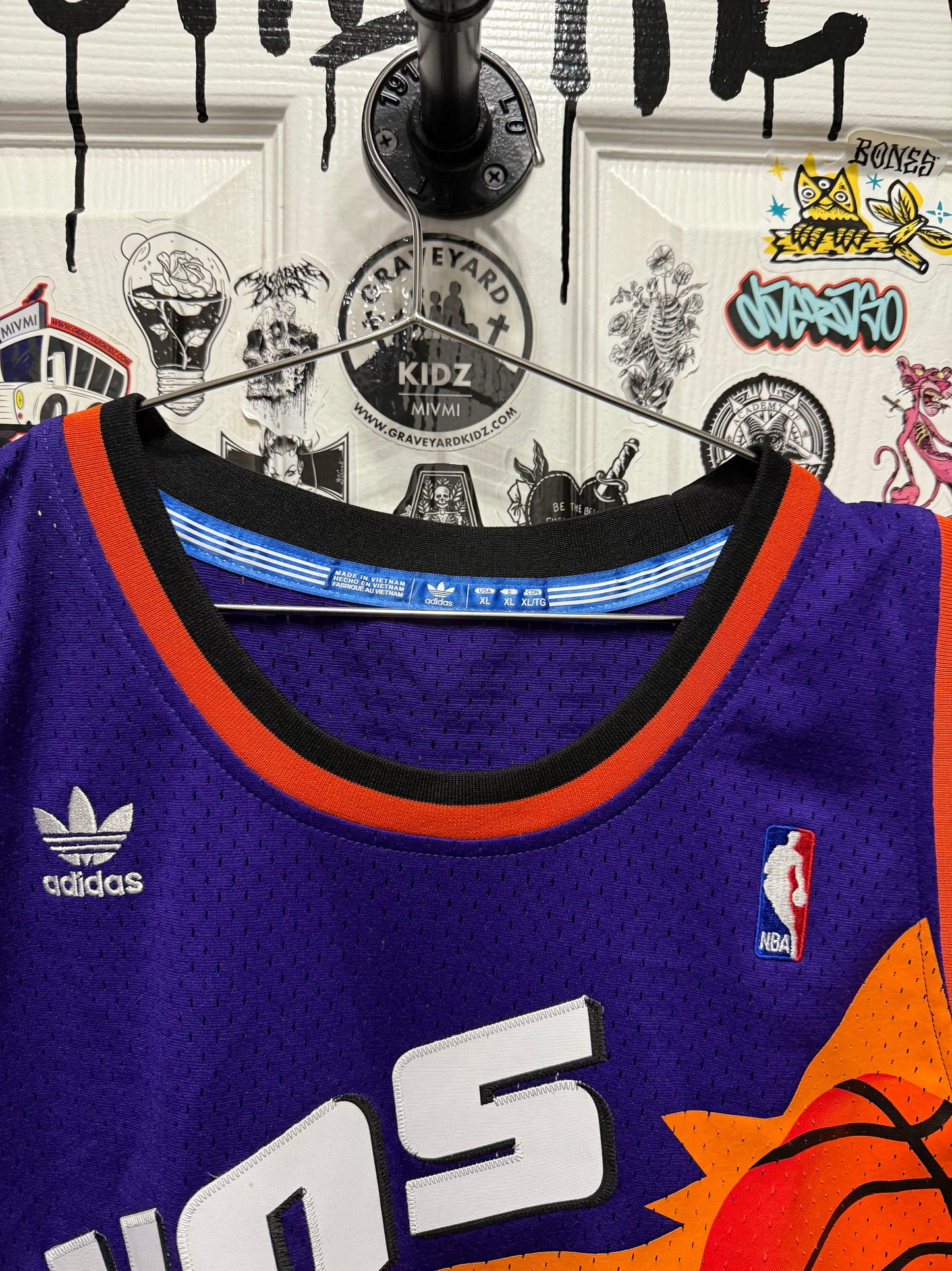 Adidas NBA Hardwood Classics Jason Kidd #32 Phoenix Suns Jersey Size XL