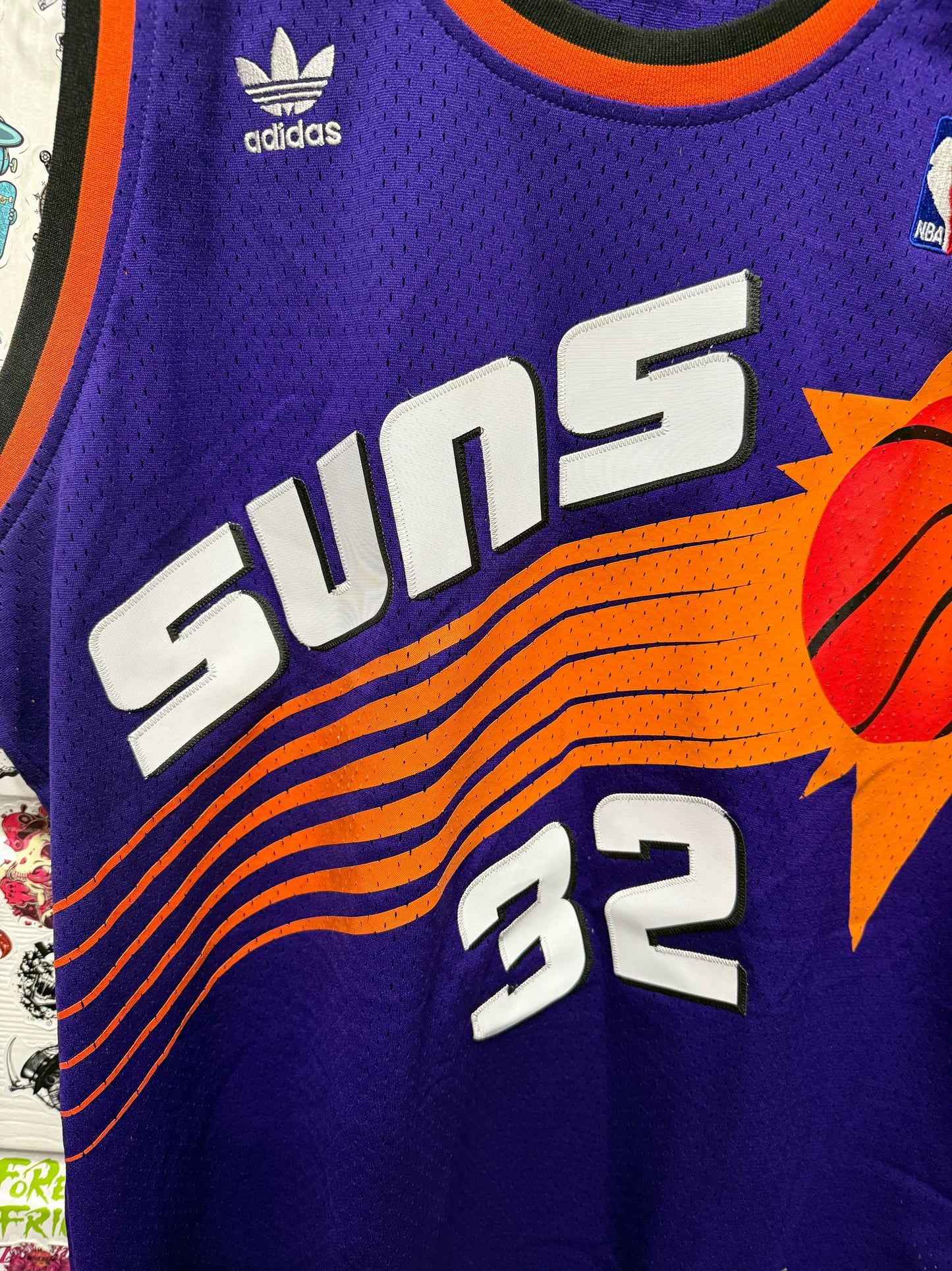 Adidas NBA Hardwood Classics Jason Kidd #32 Phoenix Suns Jersey Size XL