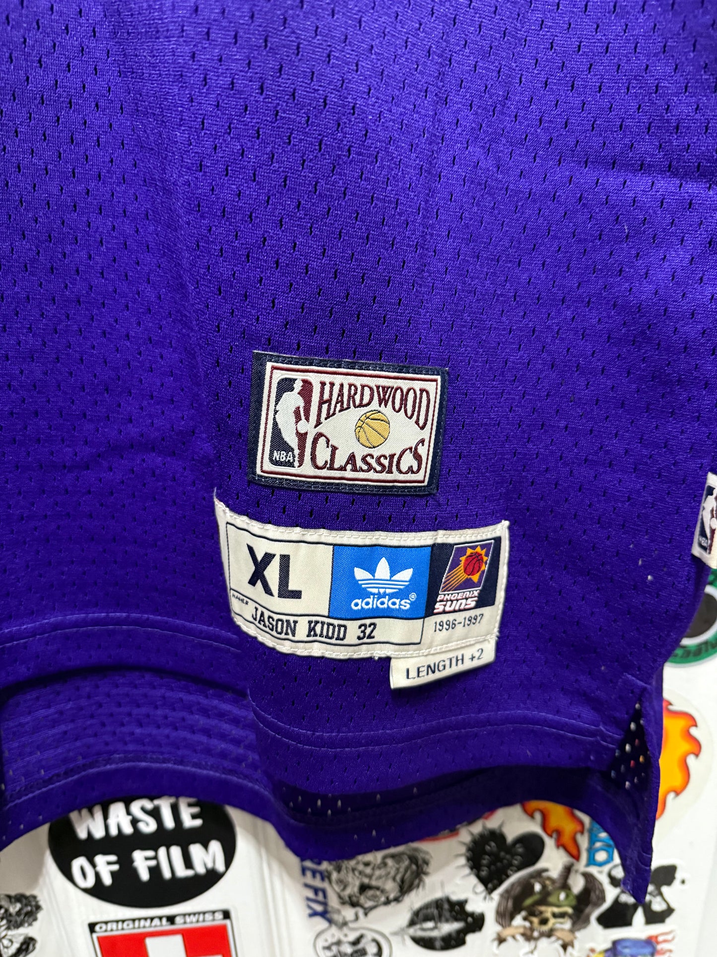 Adidas NBA Hardwood Classics Jason Kidd #32 Phoenix Suns Jersey Size XL