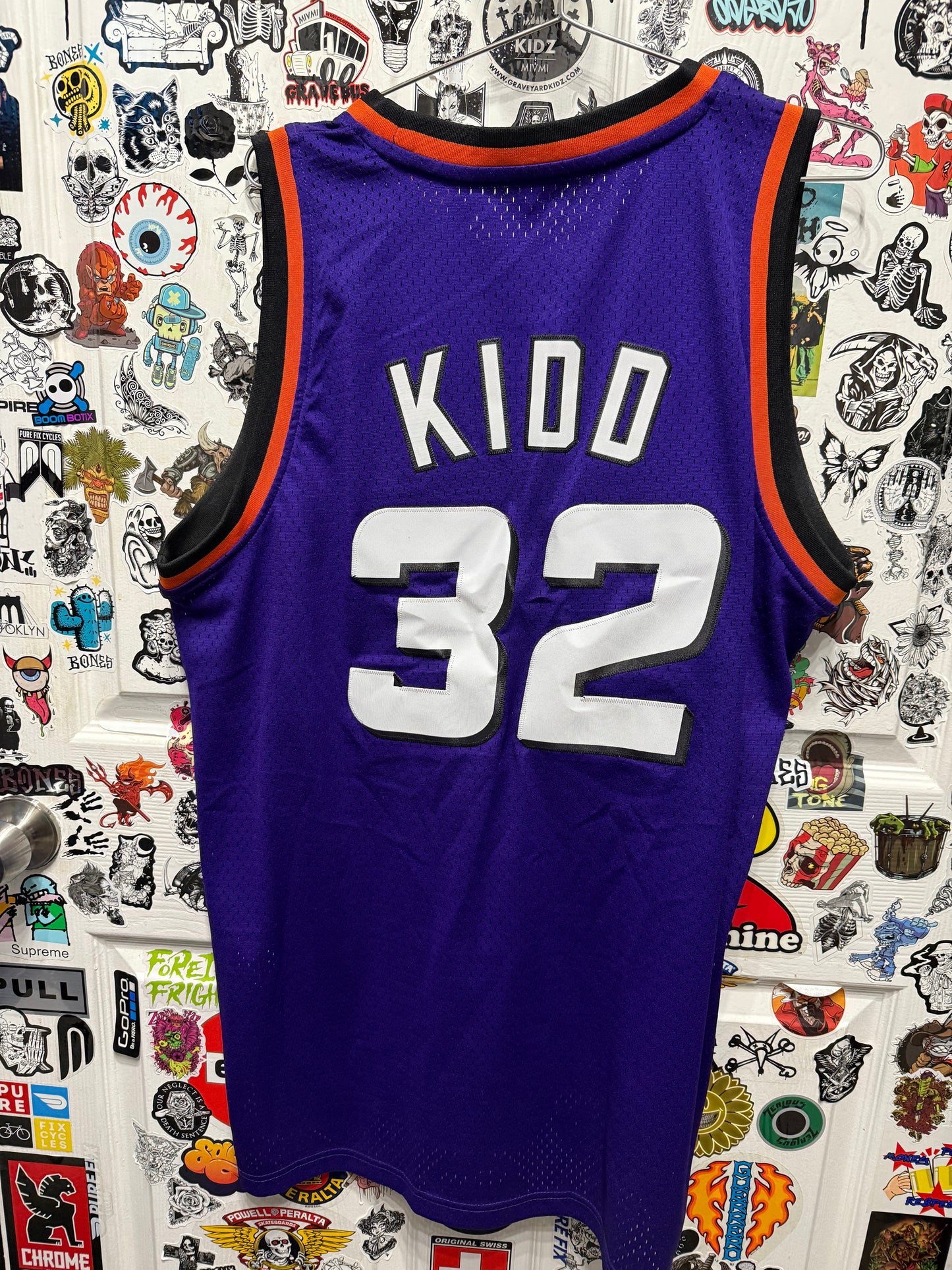 Adidas NBA Hardwood Classics Jason Kidd #32 Phoenix Suns Jersey Size XL