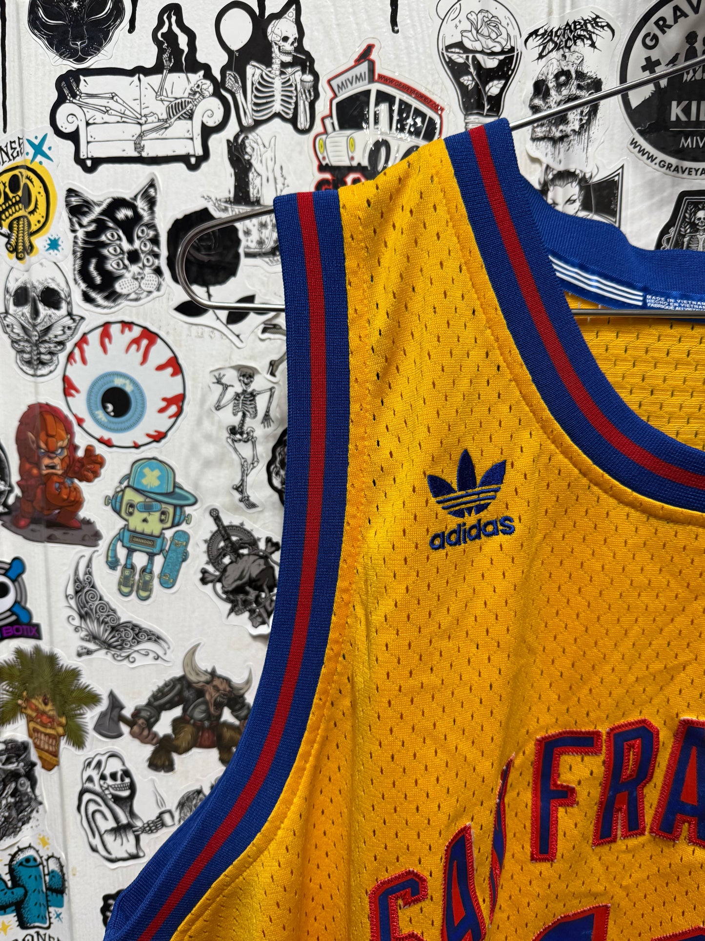 Adidas NBA Hardwood Classics Wilt Chamberlain #32 San Francisco Warriors Jersey Size XL