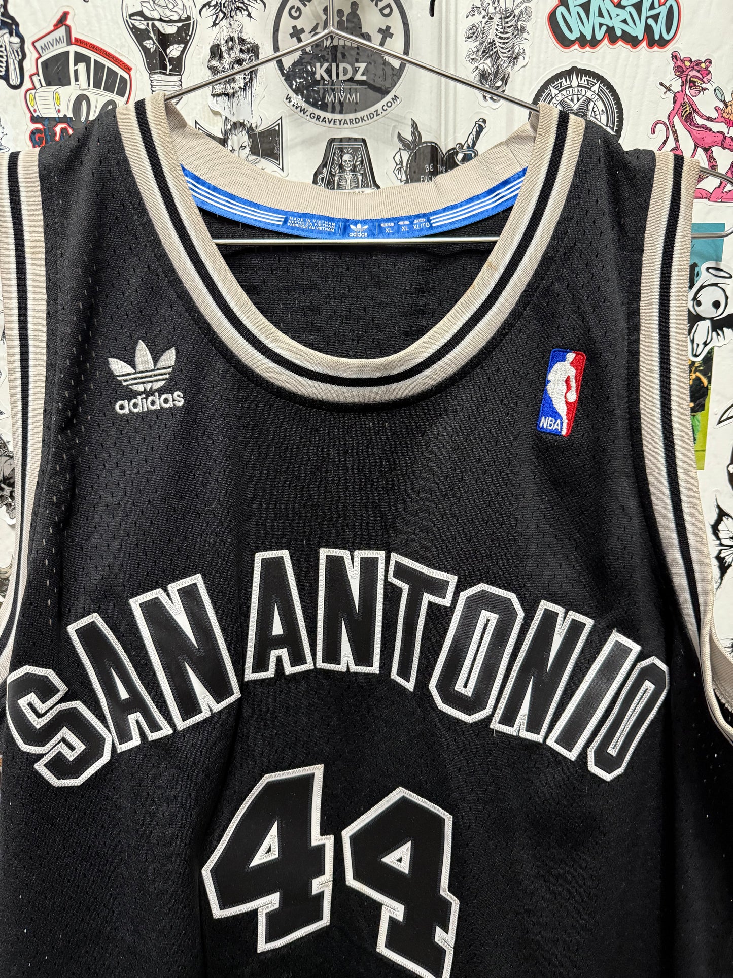 Adidas Hardwood Classics George Gervin #44 San Antonio Spurs Jersey Size XL