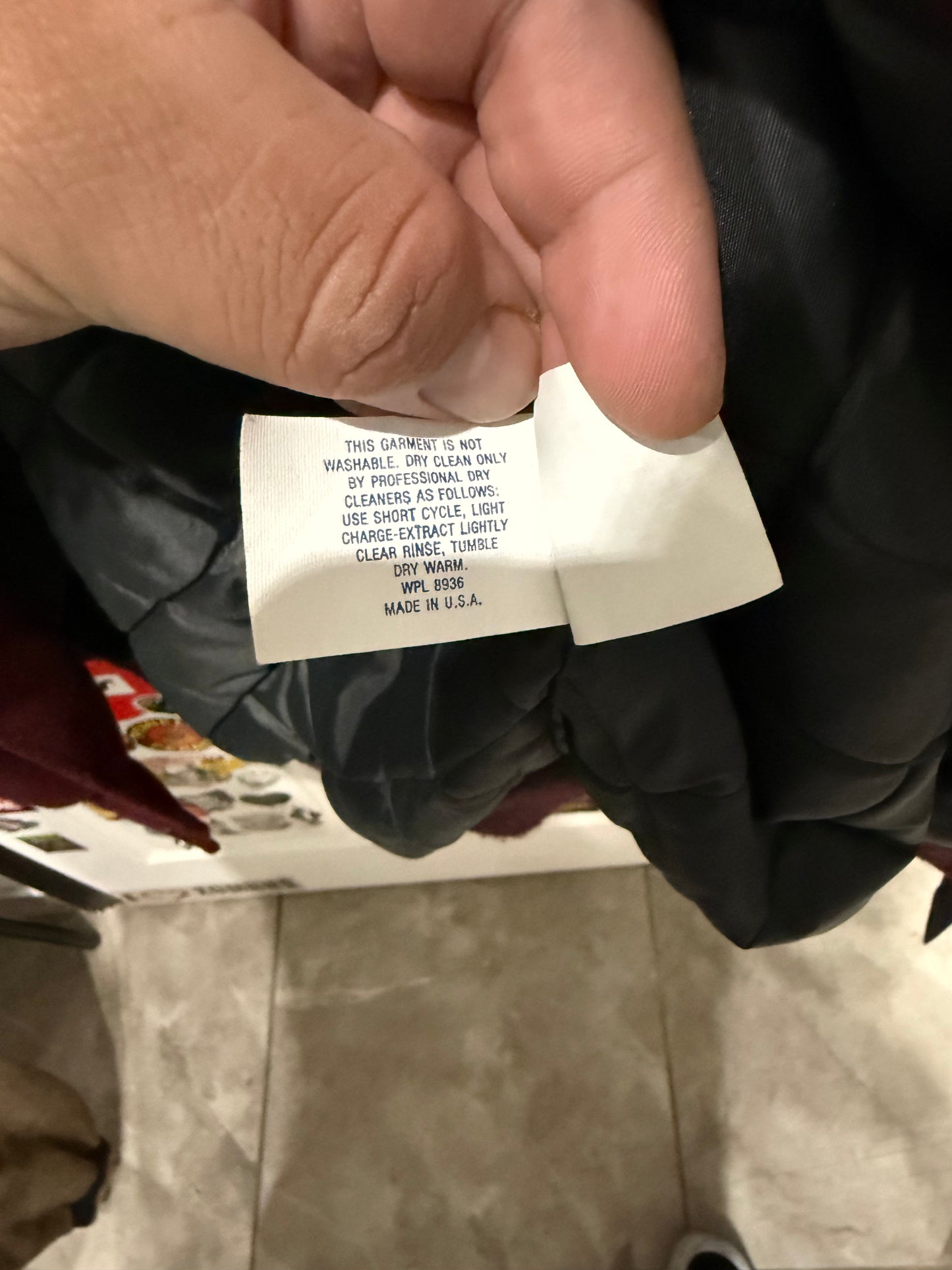 Vintage DeLong Varsity Jacket Mens Maroon Wool Made in USA Quilted Lining Retro Letterman Size 44