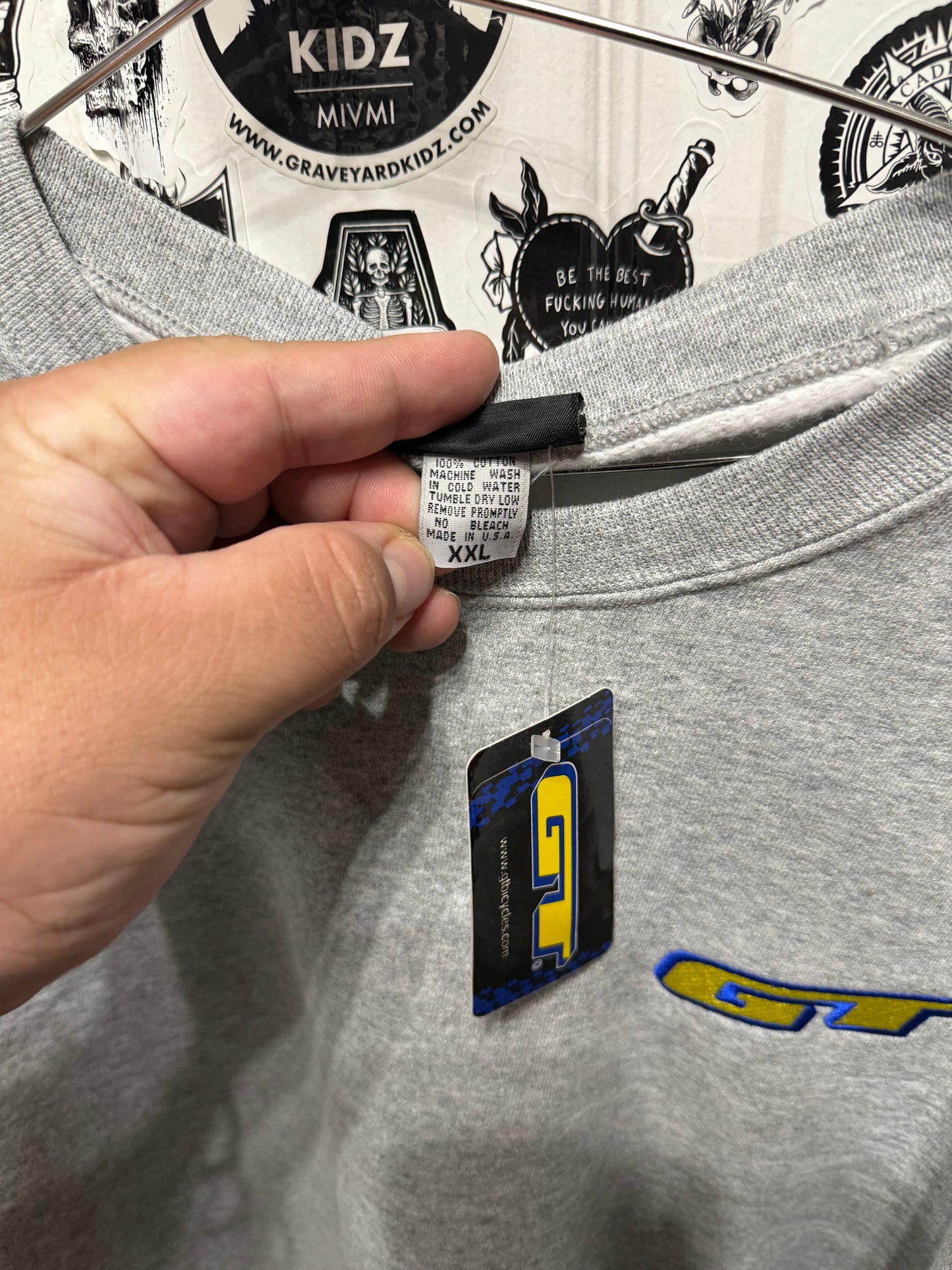90's Dino GT Bicycles BMX Sweatshirt Made in USA NWT Size 2XL