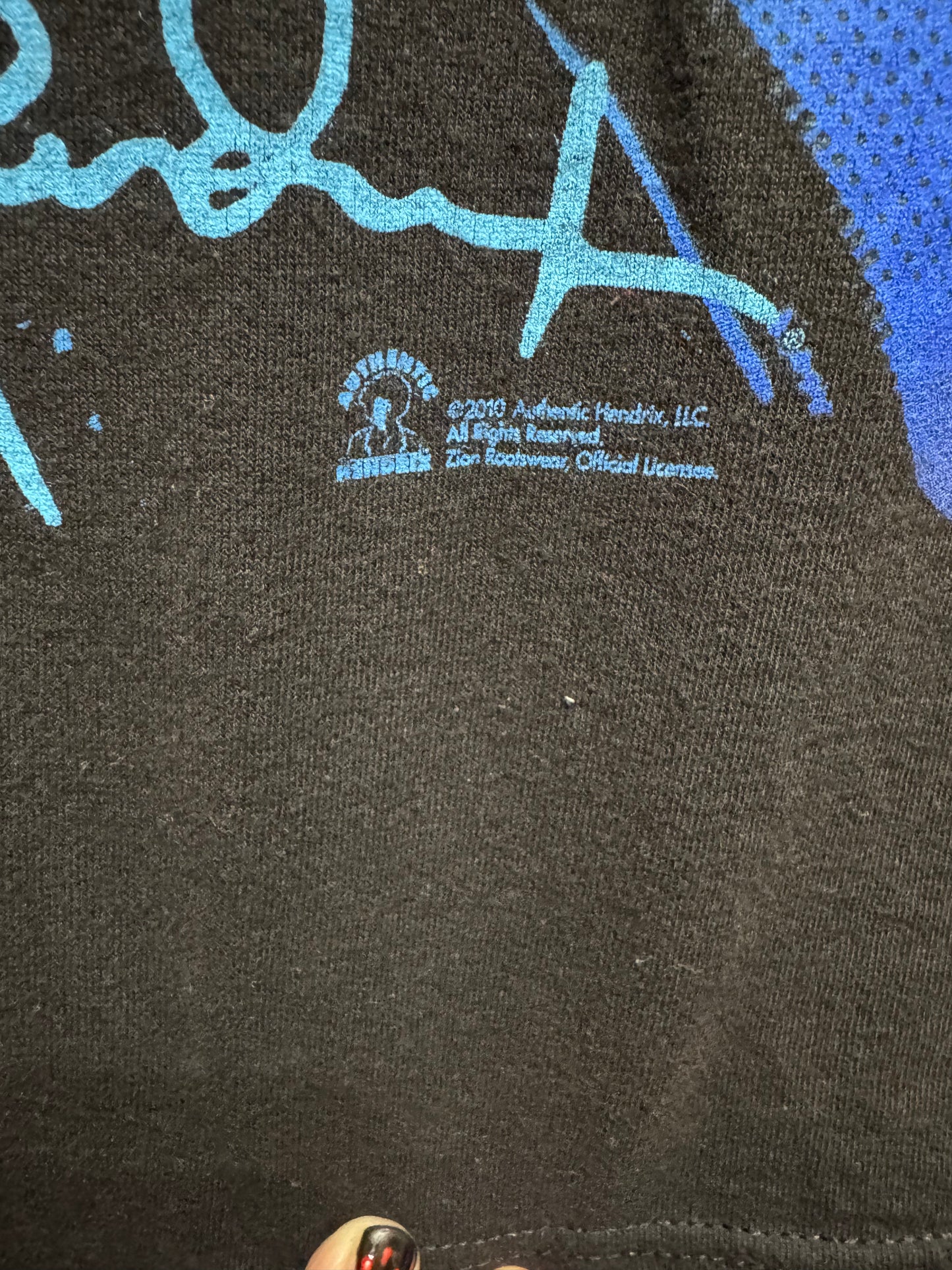 2010 Jimi Hendrix Zion Rootwear Shirt Size Large