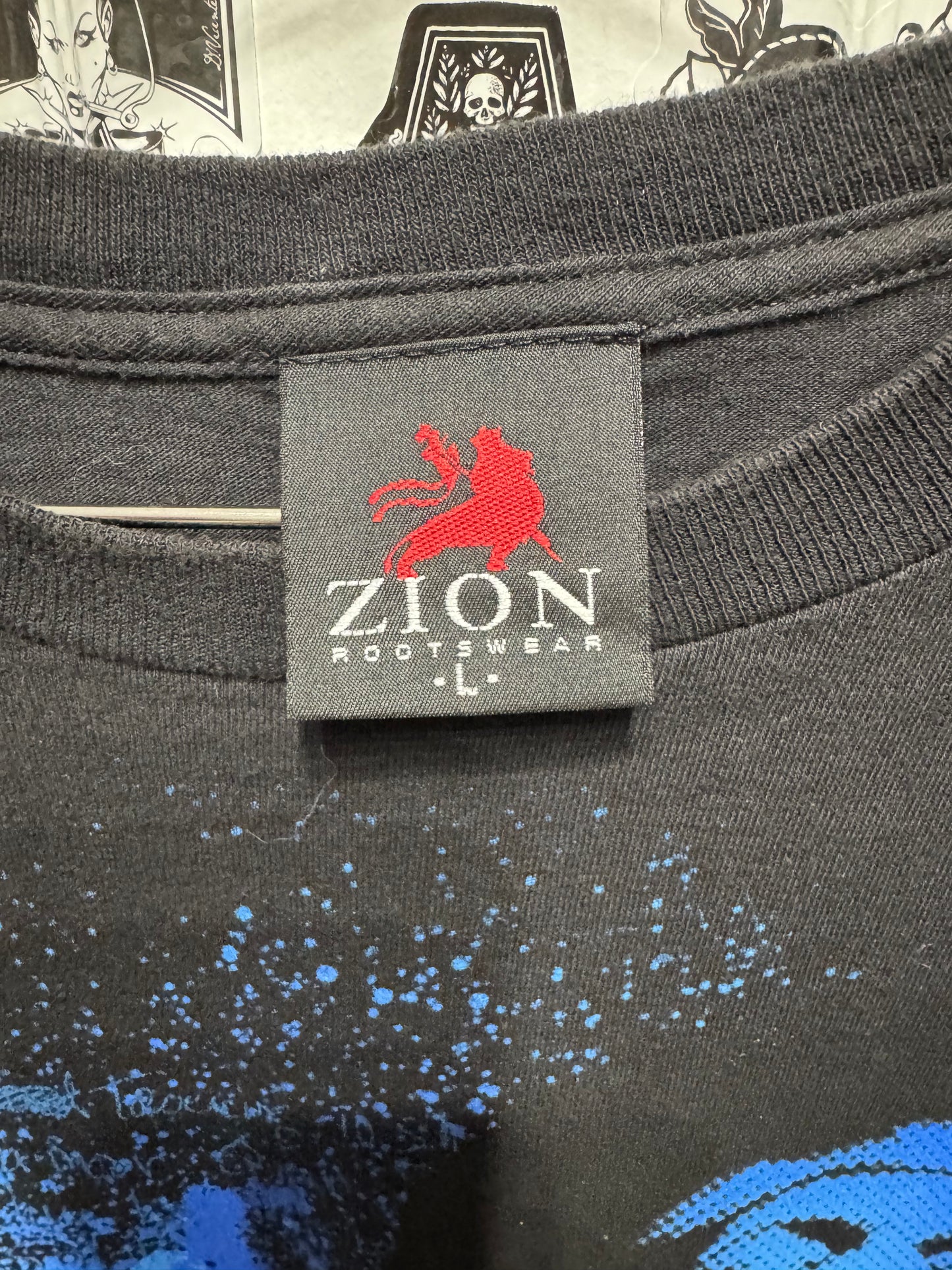 2010 Jimi Hendrix Zion Rootwear Shirt Size Large