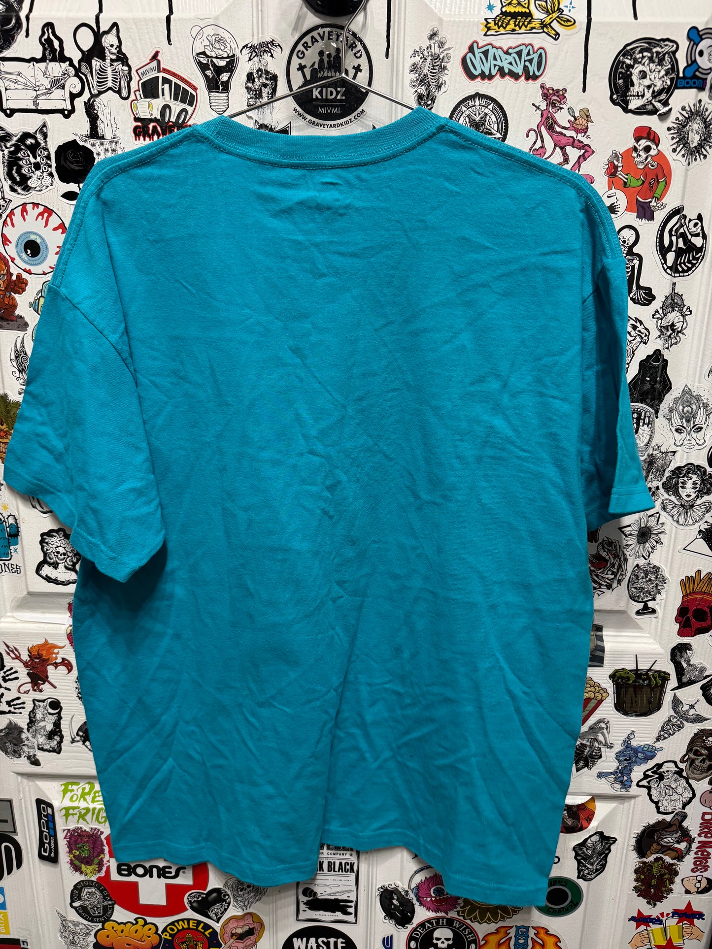 Lifted Research Group LRG Roots Equipment Aqua T Shirt Mens Size Large