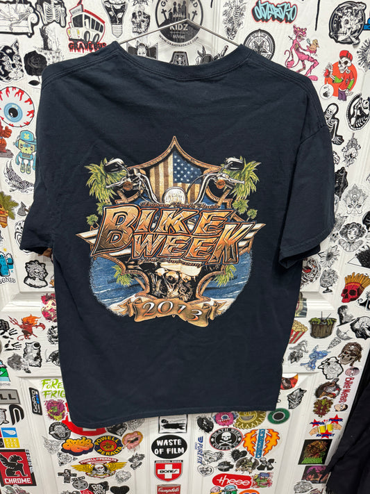 2013 72nd Anniversary Daytona Bike Week Shirt Size L